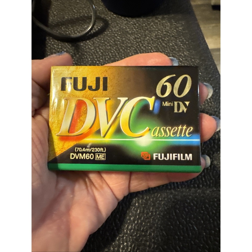 Cassette FUJI 60 dvc Mini dv ( 70.4 m/230ft ) dvm60 me Sealed Pkg New